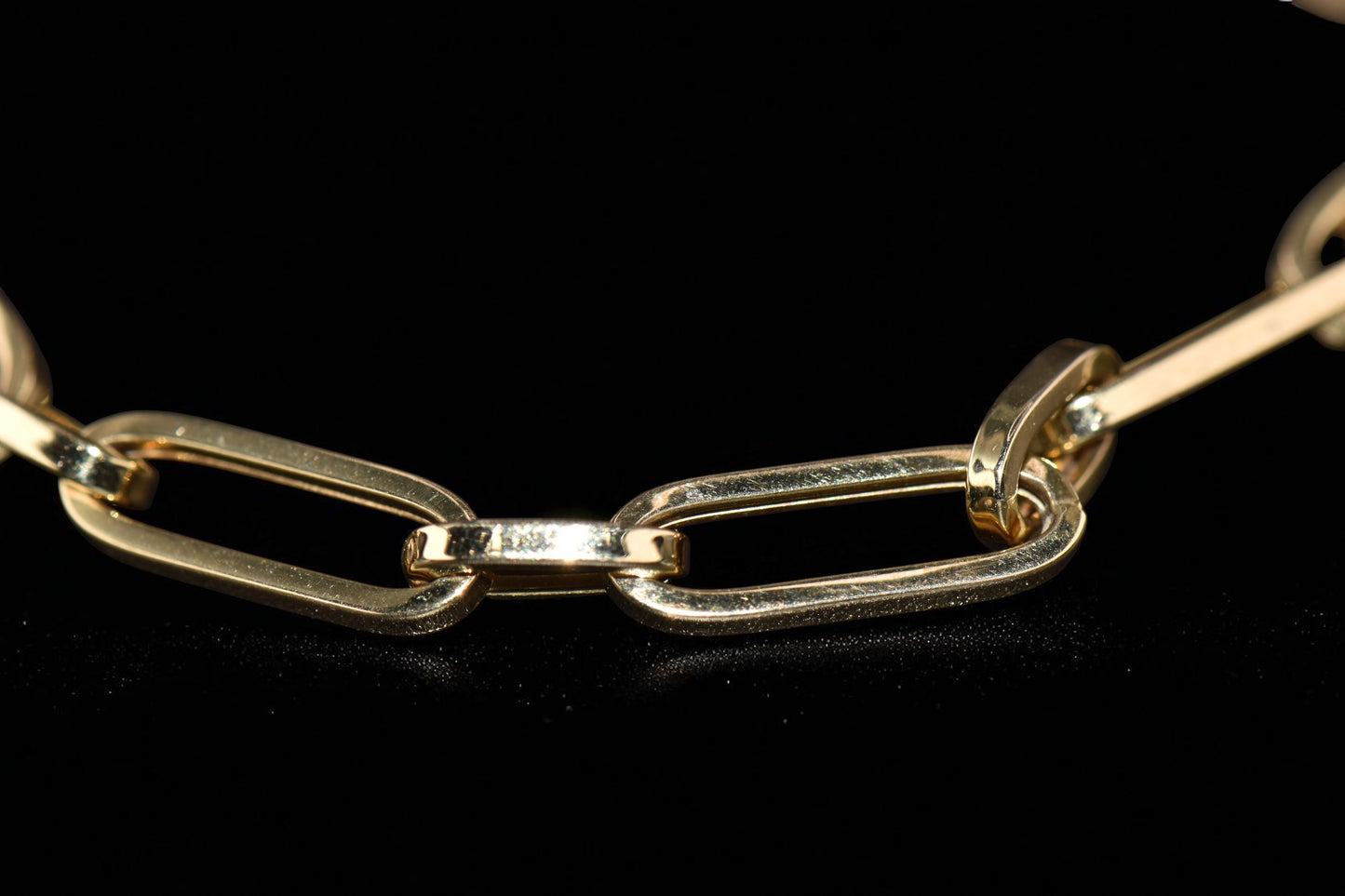 14 Paper Clip Bracelet / Pulsera Paper Clip 14K